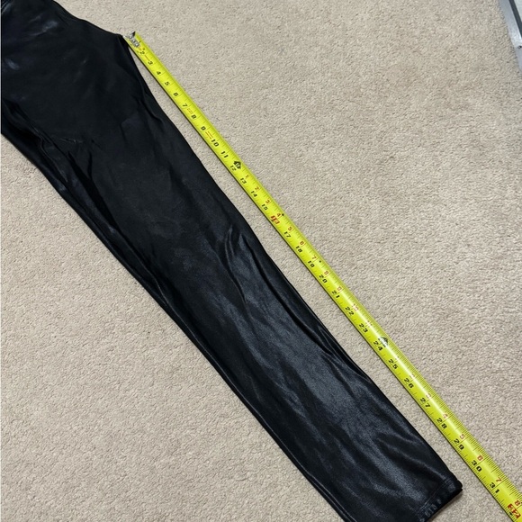 Spanx shape faux leather leggings size 1x TALL euc - Picture 5 of 6